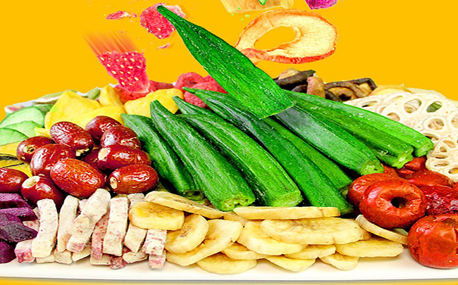 It is a new trend to treat vacuum fried fruit and vegetable chips as daily snacks